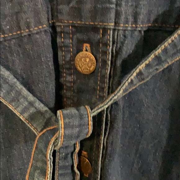 Vintage Rumble Seats Denim Dress by Wilkins - Picture 4 of 6